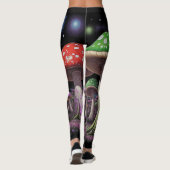 Leggings - Night Time Mushroom Fantasy Art (Achterkant)