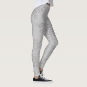 Leggings N'importe quelle couleur avec Chrysanthème Iridesc (Droite)