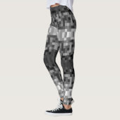 Leggings Niveaux de gris pipelé (Gauche)