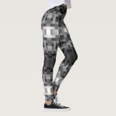 Leggings Niveaux de gris pipelé (Droite)