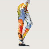 Leggings No. 1 de Papillons de guêtres de yoga (Droite)