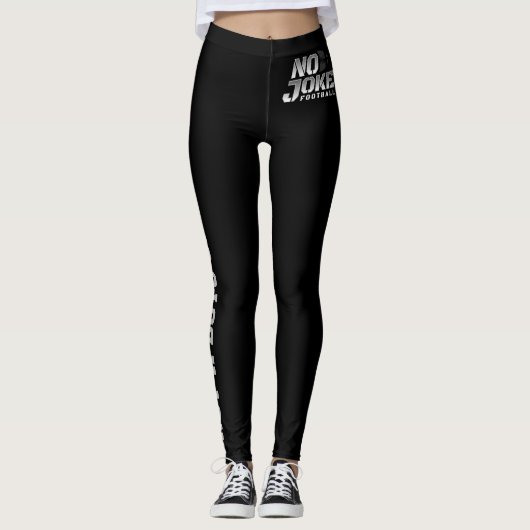 Leggings No Joke Football Modern Logo (Devant)