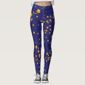 Leggings nocturnes étoilés (Devant)