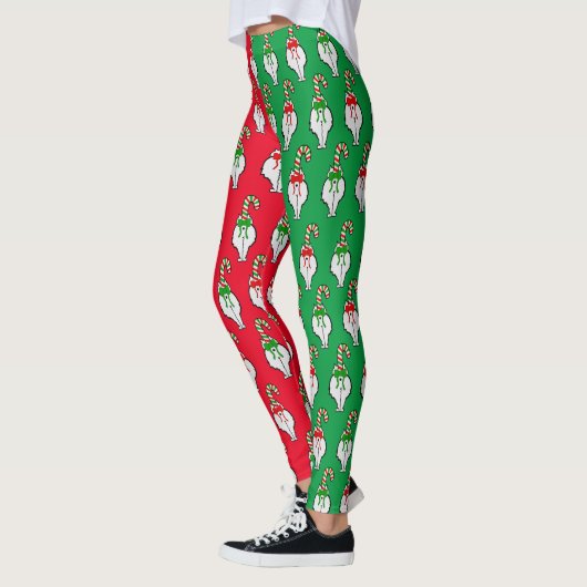 Leggings Noël à Cat Butt (Gauche)