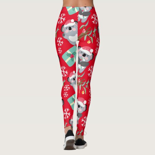 Leggings Noël à Cute Koala (Dos)