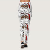Leggings noël africain noir père Noël (Dos)