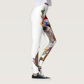 Leggings Noël amusant Père Noël lutte Noël Noël (Droite)