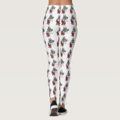 Leggings Noël Arlequin Great Dane (Dos)