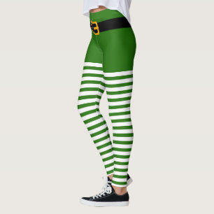 Leggings Noël au costume du Père Noël