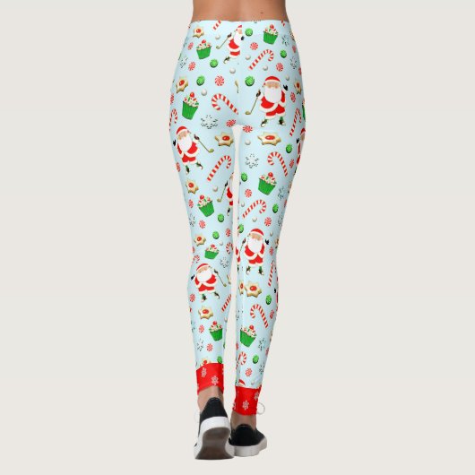 Leggings Noël au golf (Dos)