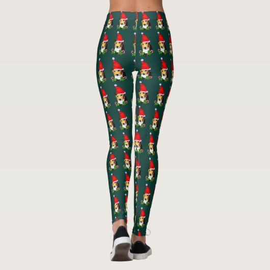 Leggings Noël beagle (Dos)