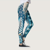 Leggings Noël bleu (Droite)