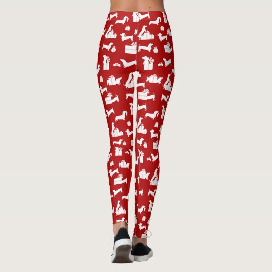 Leggings Noël Dachshund (Dos)