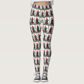 Leggings Noël d'Affenpinscher (Devant)