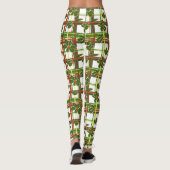 Leggings Noël de Holly Berries blanc (Dos)