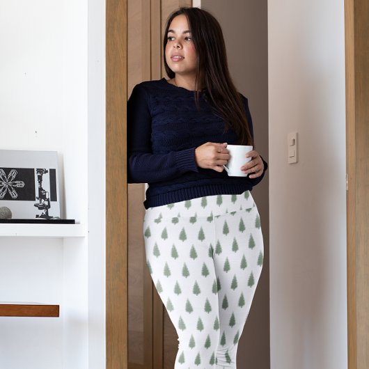 Leggings Noël des arbres boisés
