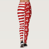 Leggings Noël des cerfs et des branches (Dos)
