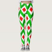 Leggings Noël des cubes 3D (Devant)