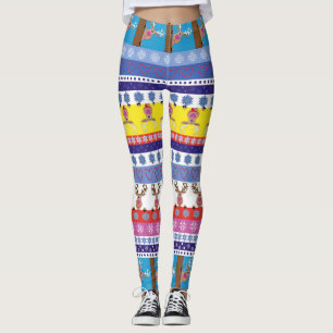 Leggings noël des rennes