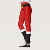 Leggings Noël drôle de ~ du costume de Père Noël (Gauche)