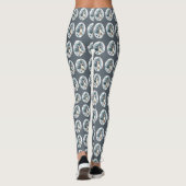 Leggings Noël du berger allemand blanc (Dos)