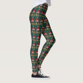 Leggings Noël du Carlin de la jolie Père Noël (Droite)