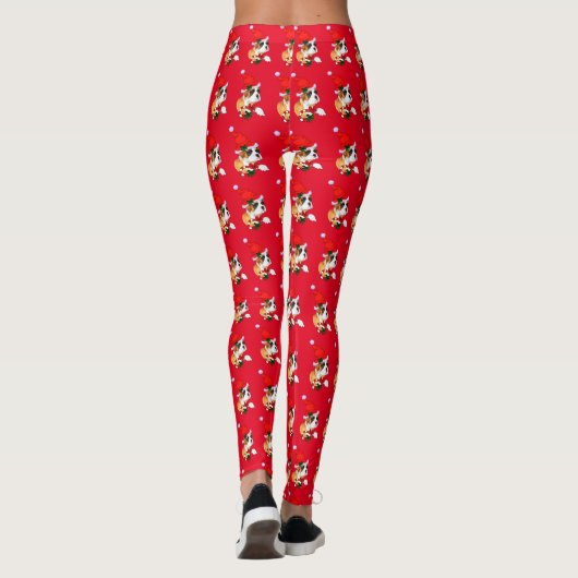 Leggings Noël du chien de boxe (Dos)