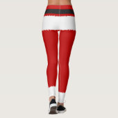 Leggings Noël du costume père Noël (Dos)