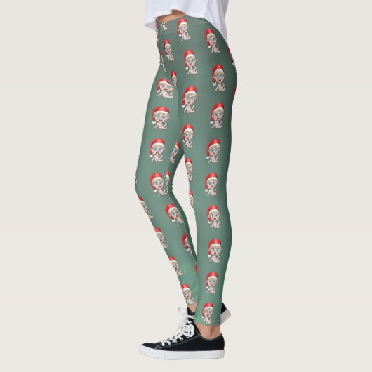 Leggings Noël du Père Noël (Gauche)