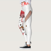 Leggings Noël en juillet Flip Flops Summer Vacances Plage (Gauche)