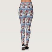 Leggings Noël en merveilleuse hivernale Staffordshire améri (Dos)