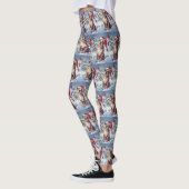 Leggings Noël en merveilleuse hivernale Staffordshire améri (Gauche)