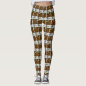 Leggings Noël Goldendoodle (Devant)
