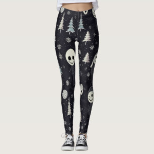 Leggings Noël gothique