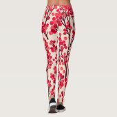 Leggings Noël Holly Berries Motif sans fil (Dos)