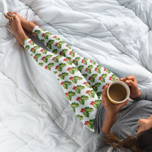 Leggings Noël Holly Feuilles & Berries