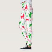 Leggings Noël Llama Fa la Llama (Gauche)