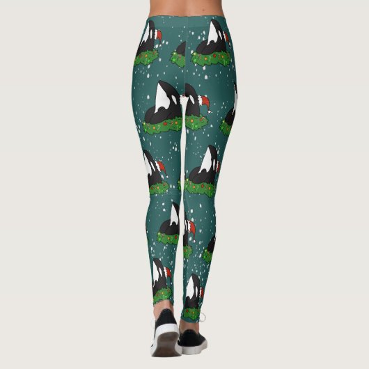 Leggings Noël Orca Killer Whale (Dos)