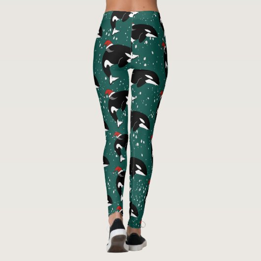 Leggings Noël Orca Killer Whale (Dos)