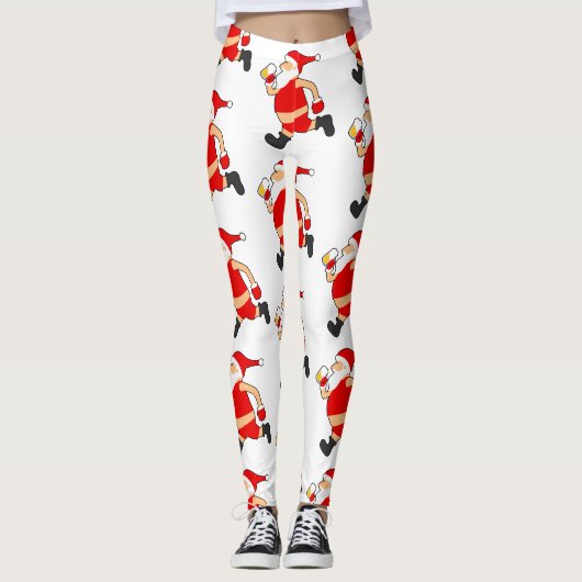 Leggings Noël père Noël (Devant)