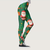 Leggings Noël Père Noël Drôle (Droite)