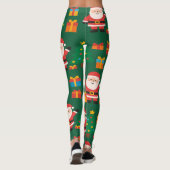 Leggings Noël Père Noël Drôle (Dos)