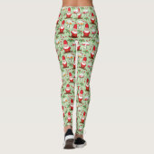Leggings Noël Père Noël Gnomes Design (Dos)
