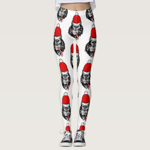 Leggings Noël père Noël gorilla