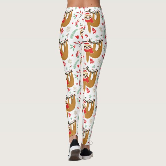 Leggings Noël Père Noël Sloth (Dos)