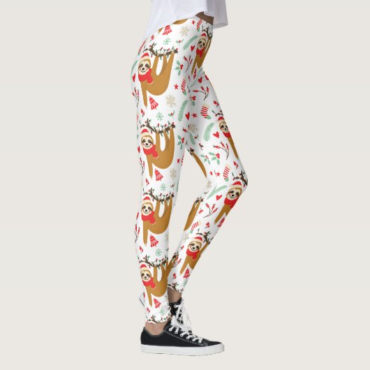 Leggings Noël Père Noël Sloth (Droite)