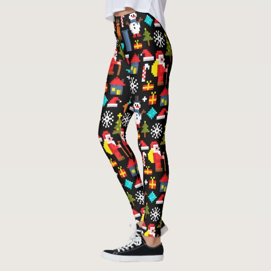 Leggings Noël Pixel (Gauche)