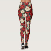 Leggings Noël Poinsettia (Dos)