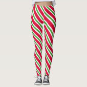 Leggings Noël rayé (Devant)
