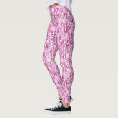 Leggings Noël rose (Gauche)